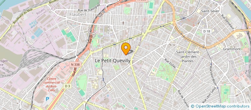 localisation de l'entreprise MADAME MARIA VERBO GONZALEZ  LE PETIT-QUEVILLY