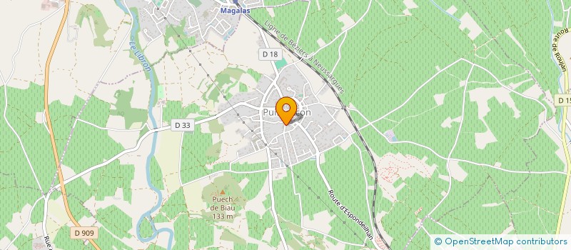 localisation de l'entreprise MADAME MARIA VERGNES  PUISSALICON