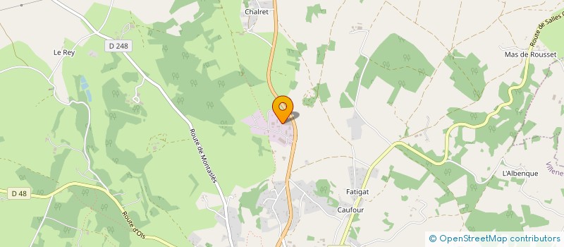 localisation de l'entreprise MADAME MARIA VERNET  LA CAPELLE-BALAGUIER