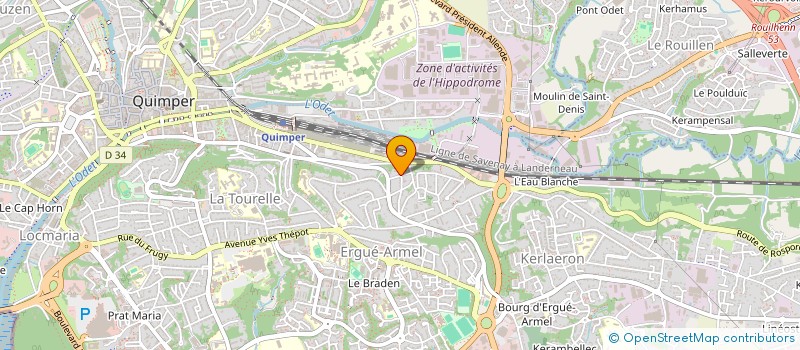 localisation de l'entreprise MADAME MARIA VESTERS à QUIMPER