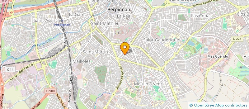 localisation de l'entreprise MADAME MARIA VICTORIA TONIZZO  PERPIGNAN