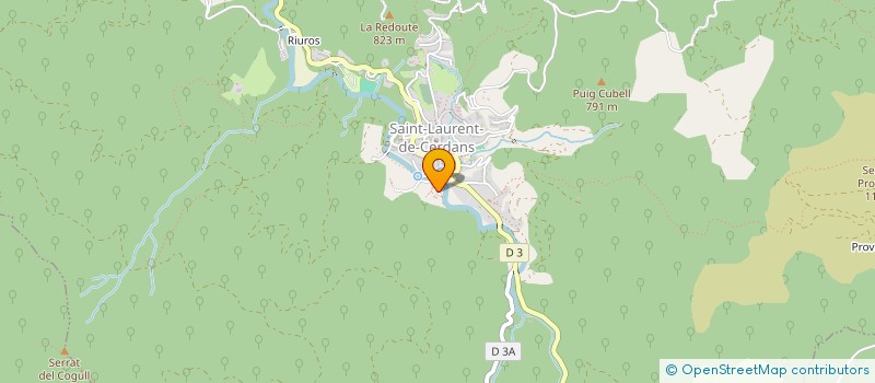 localisation de l'entreprise MADAME MARIA VILA  SAINT-LAURENT-DE-CERDANS