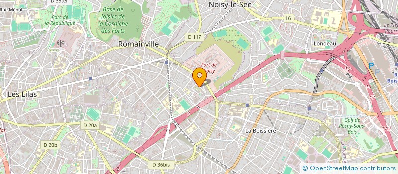 localisation de l'entreprise MADAME MARIA VOLODINA à ROMAINVILLE