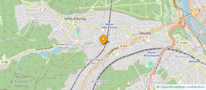localisation de l'entreprise MADAME MARIA ZHABINA à SEVRES