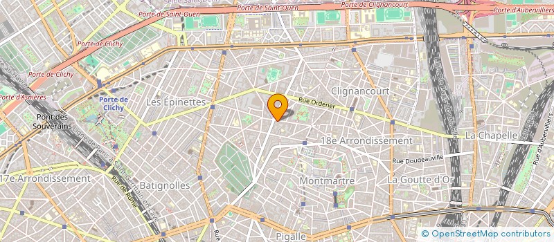 localisation de l'entreprise MADAME MARIACELIA LUNA GUTIERREZ  PARIS