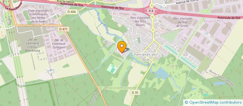 localisation de l'entreprise MADAME MARIACRISTINA NICOLI  FERRIERES-EN-BRIE