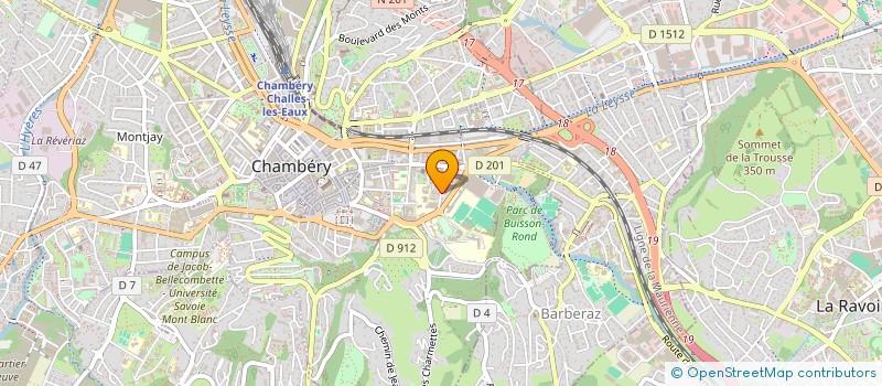 localisation de l'entreprise MADAME MARIAH LOCATELLI  CHAMBERY