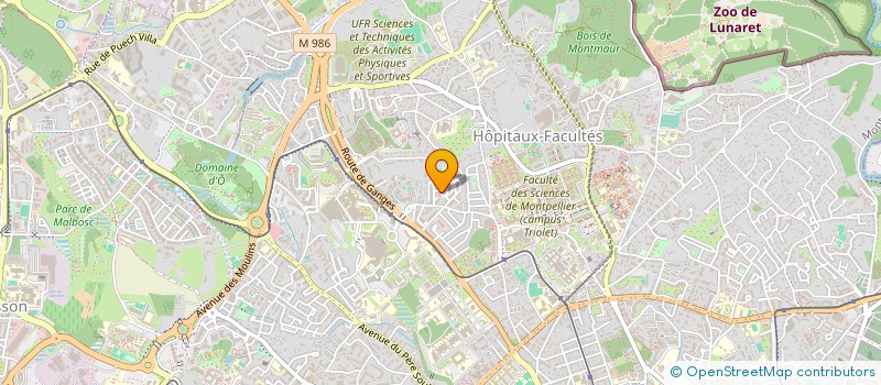 localisation de l'entreprise MADAME MARIALEINA PERRIN à MONTPELLIER