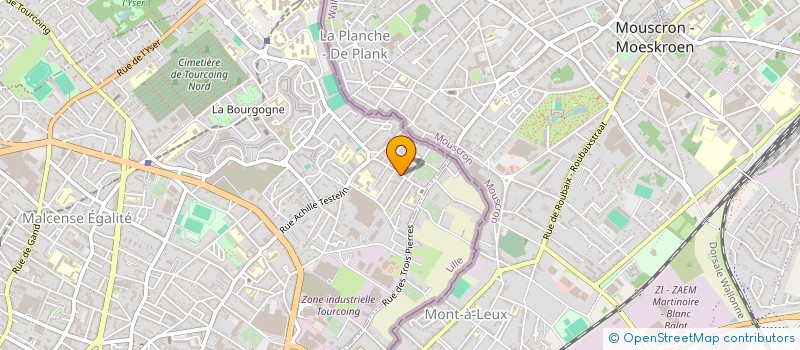localisation de l'entreprise MADAME MARIALINA GIUSTRA à TOURCOING