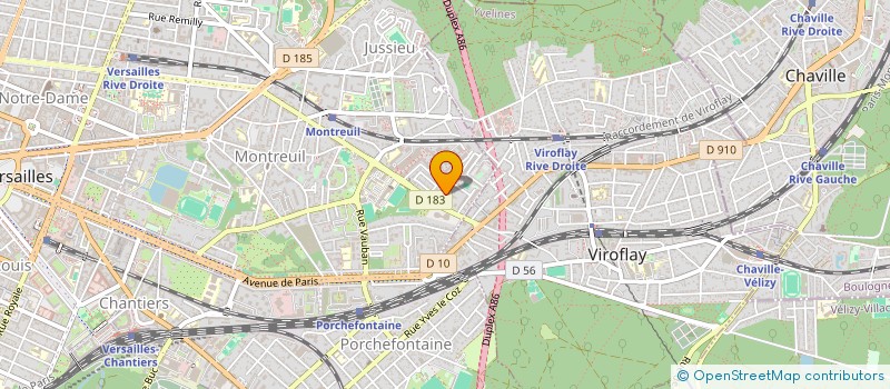 localisation de l'entreprise MADAME MARIAM AHAMED à VERSAILLES