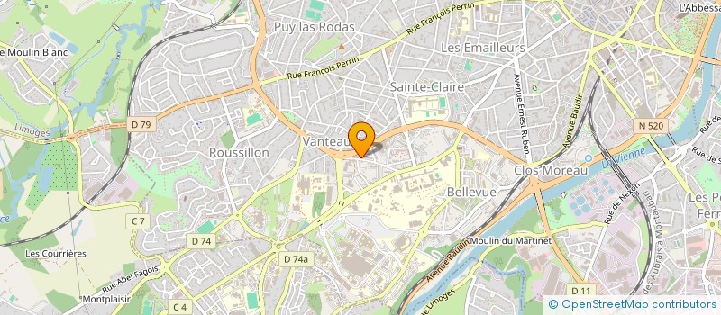 localisation de l'entreprise MADAME MARIAM BABAYAN à LIMOGES