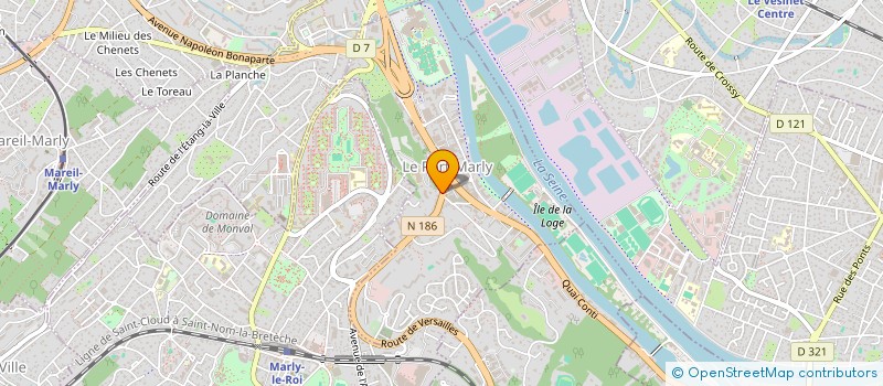 localisation de l'entreprise MADAME MARIAM BADJINA  LE PORT-MARLY