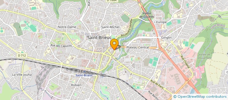 localisation de l'entreprise MADAME MARIAM BAHI à SAINT-BRIEUC