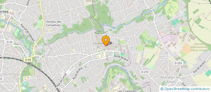 localisation de l'entreprise MADAME MARIAM BALDE  BRUNOY