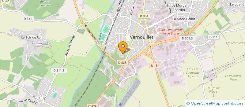 localisation de l'entreprise MADAME MARIAM BARADJI à VERNOUILLET