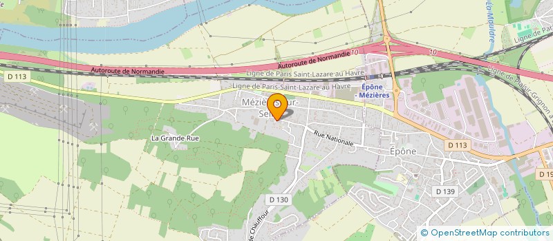 localisation de l'entreprise MADAME MARIAM BATHILY  MEZIERES-SUR-SEINE