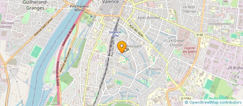 localisation de l'entreprise MADAME MARIAM BELHADJ à VALENCE