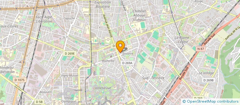 localisation de l'entreprise MADAME MARIAM BEN AMAR à GRENOBLE