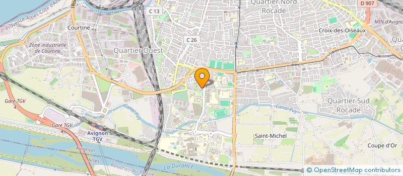 localisation de l'entreprise MADAME MARIAM BENTOUMI à AVIGNON