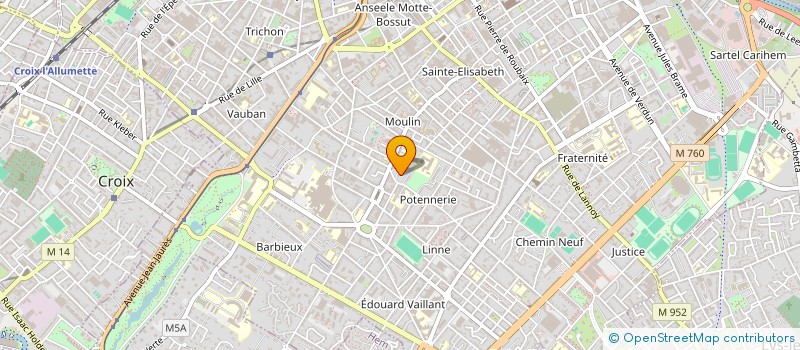 localisation de l'entreprise MADAME MARIAM CAMARA  ROUBAIX