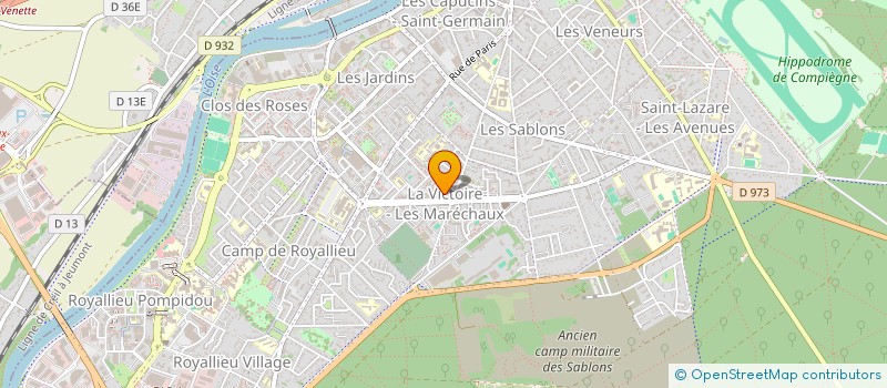 localisation de l'entreprise MADAME MARIAM CAMARA  COMPIEGNE