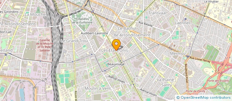 localisation de l'entreprise MADAME MARIAM CHADUNELI  LYON