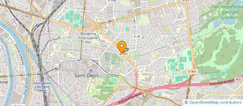 localisation de l'entreprise MADAME MARIAM CONDE à SAINT-DENIS