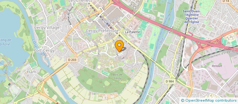 localisation de l'entreprise MADAME MARIAM DIOMANDE  CERGY