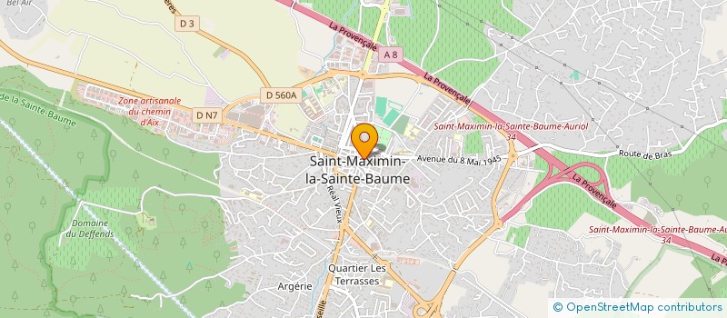 localisation de l'entreprise MADAME MARIAM DJIDJELLI à SAINT-MAXIMIN-LA-SAINTE-BAUME
