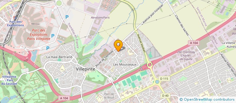 localisation de l'entreprise MADAME MARIAM DRAME  VILLEPINTE