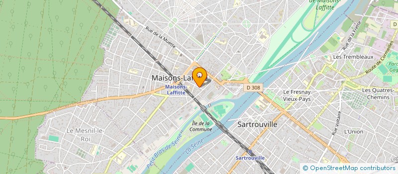 localisation de l'entreprise MADAME MARIAM EL FERROUN à MAISONS-LAFFITTE