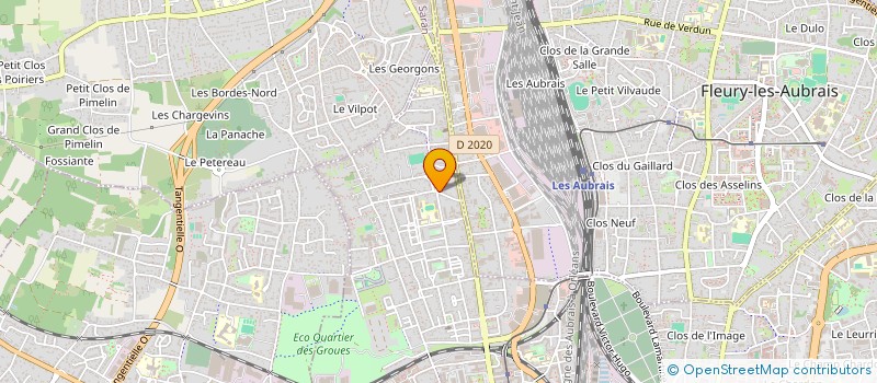 localisation de l'entreprise MADAME MARIAM EL KHATTABI à ORLEANS