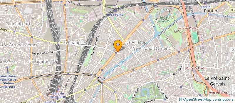 localisation de l'entreprise MADAME MARIAM ESPANJDU  PARIS