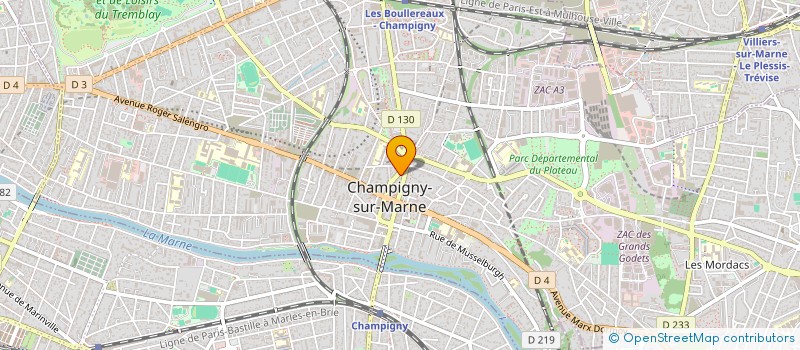 localisation de l'entreprise MADAME MARIAM GASSAMA  VILLIERS-LE-BEL