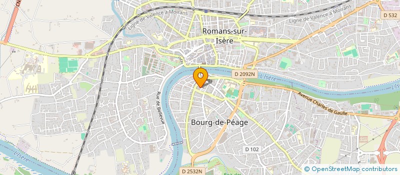 localisation de l'entreprise MADAME MARIAM HAENNIG  BOURG-DE-PEAGE