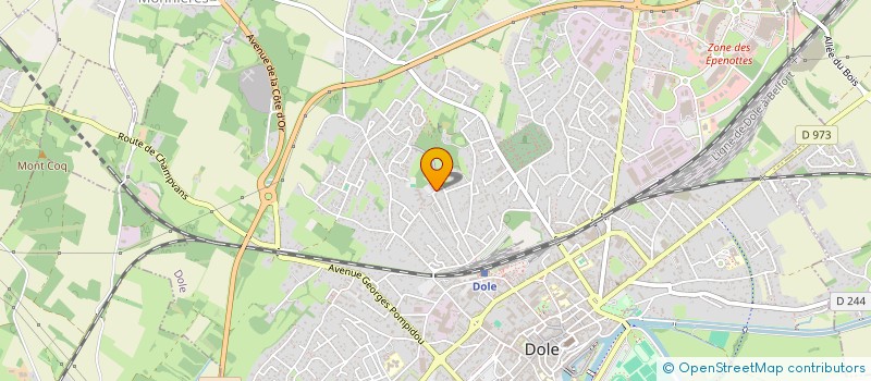 localisation de l'entreprise MADAME MARIAM HASSAOUI à DOLE