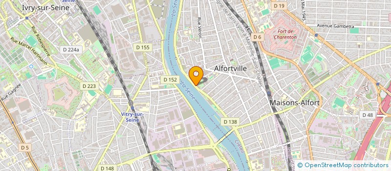 localisation de l'entreprise MADAME MARIAM KANTE à ALFORTVILLE