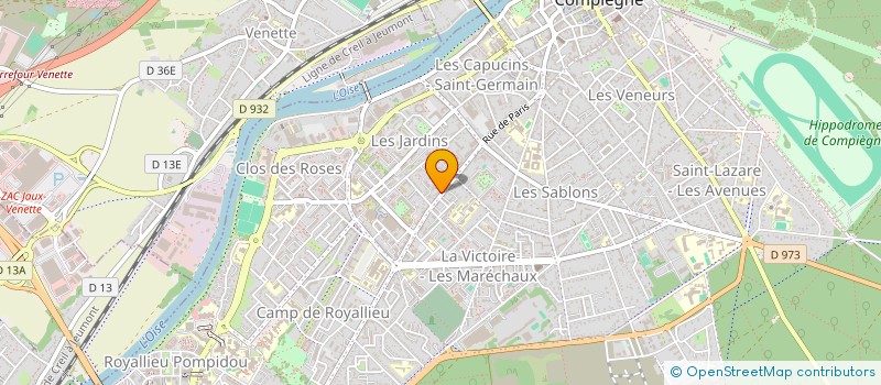 localisation de l'entreprise MADAME MARIAM KARABOUE  COMPIEGNE