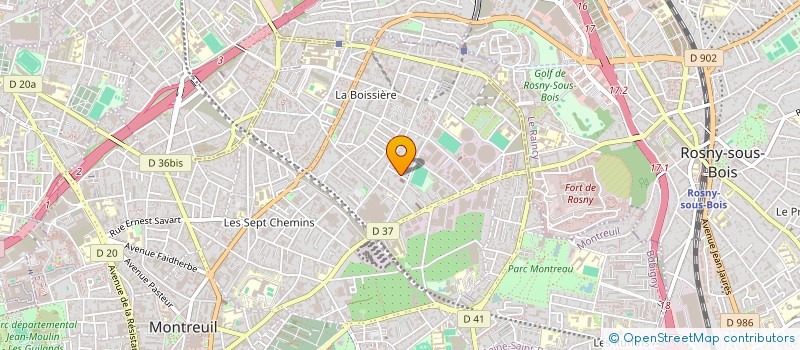 localisation de l'entreprise MADAME MARIAM KOITA à MONTREUIL