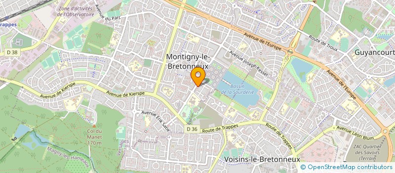 localisation de l'entreprise MADAME MARIAM KONE à MONTIGNY-LE-BRETONNEUX