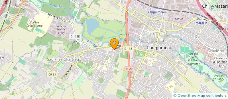 localisation de l'entreprise MADAME MARIAM MODEBADZE  SAULX-LES-CHARTREUX