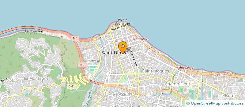 localisation de l'entreprise MADAME MARIAM MULLA à SAINT-DENIS