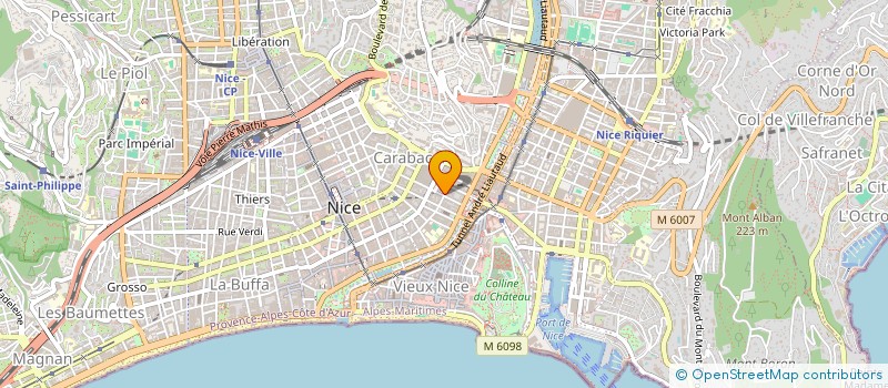 localisation de l'entreprise MADAME MARIAM NASSOUR  NICE