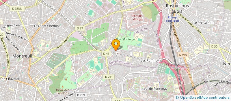 localisation de l'entreprise MADAME MARIAM OUCHANI à MONTREUIL