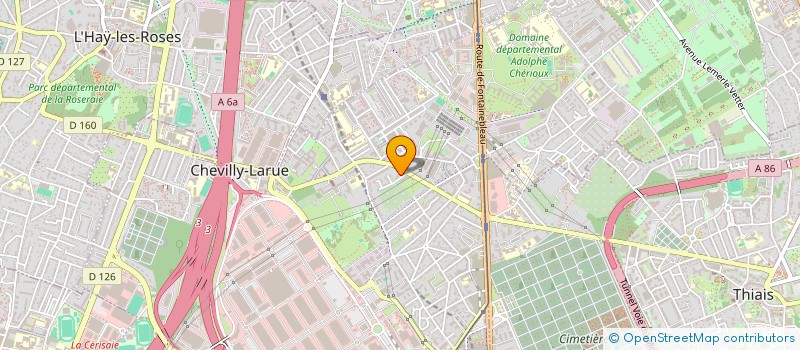 localisation de l'entreprise MADAME MARIAM OUEDRAOGO  CHEVILLY-LARUE