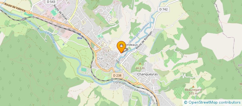 localisation de l'entreprise MADAME MARIAM PARTSKHALADZE  DIE