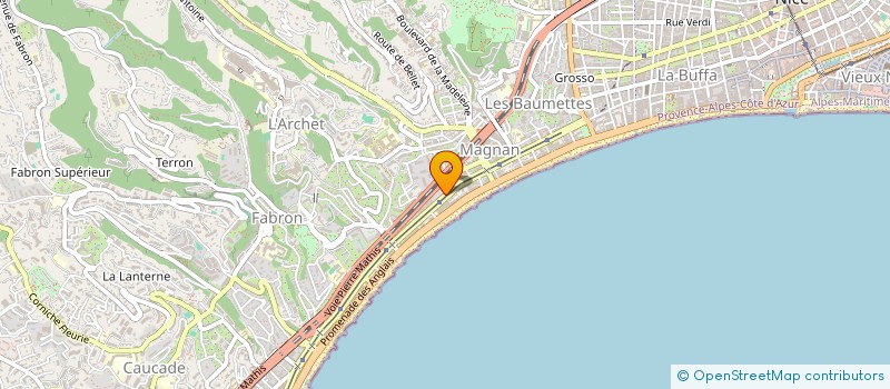 localisation de l'entreprise MADAME MARIAM RASTGAR  NICE