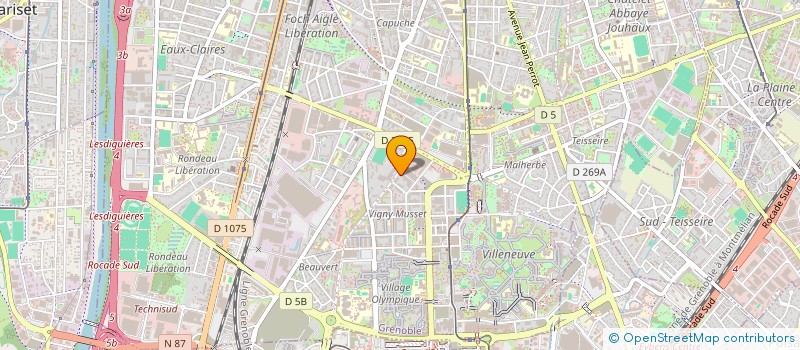 localisation de l'entreprise MADAME MARIAM SAKUNTS  GRENOBLE