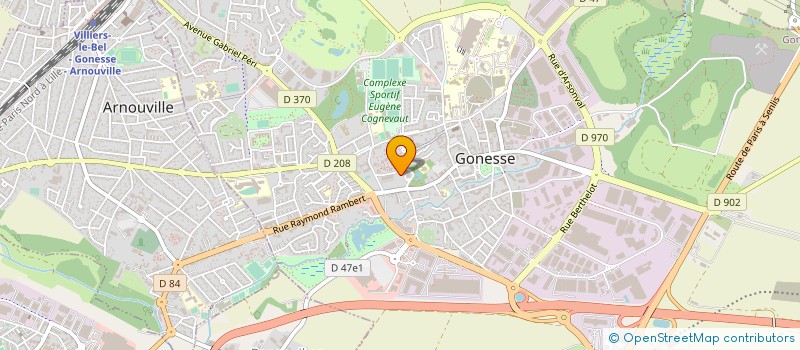 localisation de l'entreprise MADAME MARIAM SANGARE à GONESSE