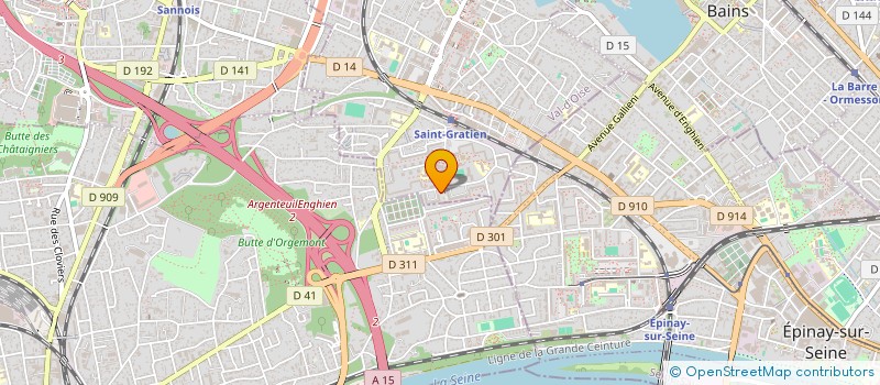 localisation de l'entreprise MADAME MARIAM SIDIBE  SAINT-GRATIEN